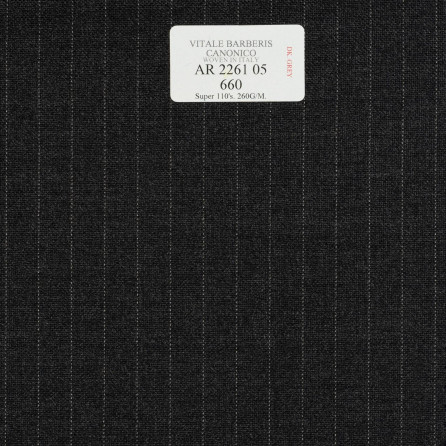 AR 2261 05 CANONICO - 100% Wool - Xám Sọc